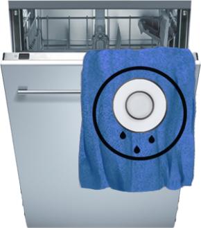 Не сушит : посудомоечная машина Whirlpool
